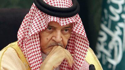 Former Saudi foreign minister Prince Saud Al Faisal died late Thursday night at the age of 75, government officials said. AFP Photo/File