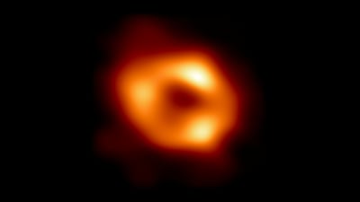The first image of a supermassive black hole was captured in a photograph in 2022. This one is located in the centre of our galaxy. Reuters