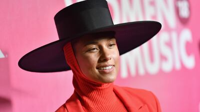 Alicia Keys attends Billboard's 13th Annual Women In Music event on December 6, 2018. AFP