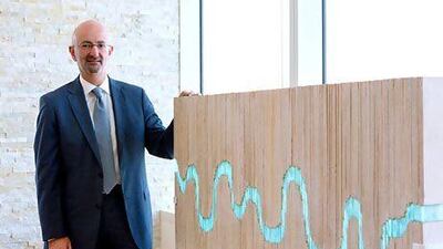 Khaled Sifri, the chief executive of Emirates Investment Bank, stresses the need for diversification of one's portfolio. Duncan Chard for the National