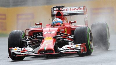 Fernando Alonso will start Sunday's Australian Grand Prix fifth on the grid. Joe Castro / EPA / March 15, 2014