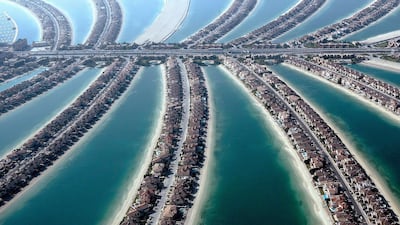 Palm Jumeirah in Dubai is home to many mult-million dirham properties. AFP