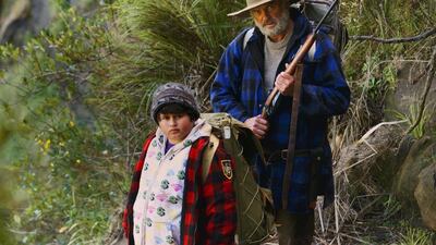 Julian Dennison, left, and Sam Neill in Hunt for the Wilderpeople. The Orchard via AP Photo
