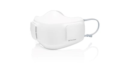 LG's PuriCare Wearable Air Purifier mask comes with dual fans. Courtesy LG