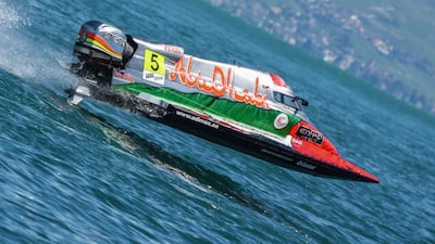 Thani Al Qamzi of Team Abu Dhabi competes at the Grand Prix of France. Photo Courtesy / Abu Dhabi International Marine Sports Club