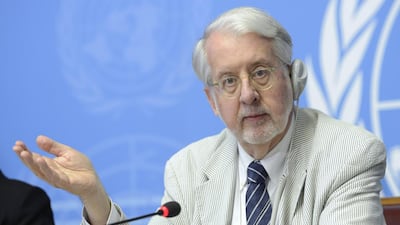 The head of the UN-mandated Independent International Commission of Inquiry on the Syrian Arab Republic Paulo Pinheiro said the most important thing in documenting human rights abuses in Syria was 'to protect the civilians'. EPA