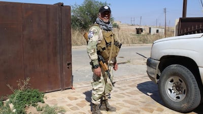 Albert Kisso, 48, commander of the Dwekh Nawsha militia at their base in the village of Bakufa, near Al Qosh in Nineveh province. Florian Neuhof for The National