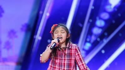 Angelica Hale on America's Got Talent. Courtesy NBC