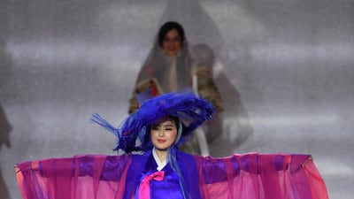 Miss Korea Lim Ji-yeon performs during the Miss World 2019 final in the ExCel centre in London. EPA