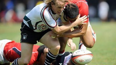 Chris Gregory, left, will still handle many of the administrative duties as official club captain but will relinquish field duties as Dubai Hurricanes captain to Guy Potter.