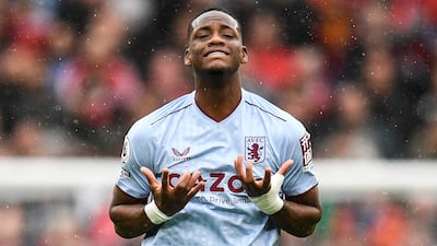 Jhon Duran has scored 12 goals in 29 games for Aston Villa this season. AFP