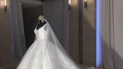 A wedding gown by Garimon Roferos. Photo: Garimon Roferos / Instagram