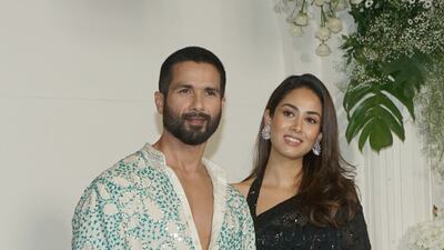 Shahid Kapoor and Mira Rajput wore shades of blue