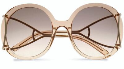 Big sunglasses are such a statement, and work as well with a bikini as with a maxi dress; Dh755, Chloe at TheOunet.com