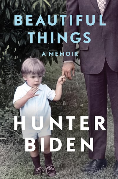 The cover for 'Beautiful Things' by Hunter Biden. AP
