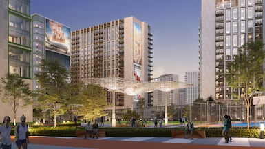 An illustration of the Cabin Crew Village, to be built by Emirates airline at Dubai Investments Park. Photo: Emirates