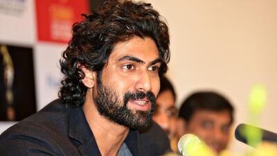 Rana Daggubati pictured when in Dubai for SIIMA in 2013. Sarah Dea / The National