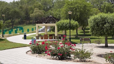 One of the plush parks taking pride of place in Al Mirfa.