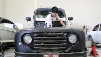Classic Chevrolet trucks are also popular models. Pawan Singh / The National