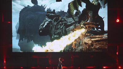A cellist performs during a presentation of Dragon Age: Inquisition at the Electronic Arts (EA) World Premiere: E3 2014 Preview. David McNew / Reuters