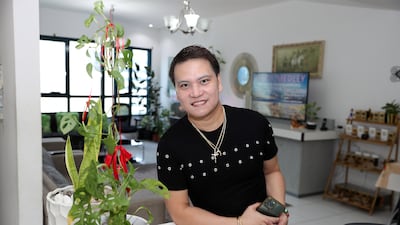 Nick Aquino's three-bedroom apartment in Dubai's Al Mankhool district is close to BurJuman Mall. All photos: Pawan Singh / The National