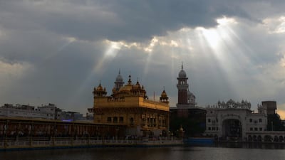 The Golden Temple in Amritsar, India, is the holiest site for the Sikh religion. AFP