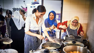 Set up in the aftermath of the Grenfell Tower fire, the community kitchen has resulted in the publication of 'Together: Our Community Cookbook', of which the Duchess of Sussex has written the foreword. AP