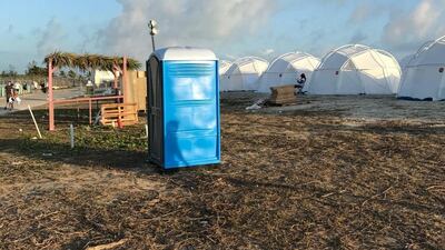 Those attending a so-called luxury festival in the Bahamas found that the reality quite as upmarket as advertised. Jake Strang via AP