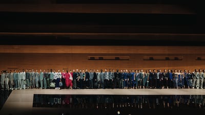 The collections highlighted the designer's signature sophisticated style