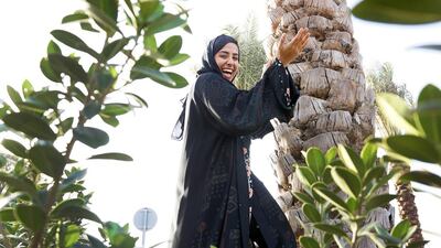 Farah Al Qaissieh, who is developing the smartphone app Discover AE. Delores Johnson / The National