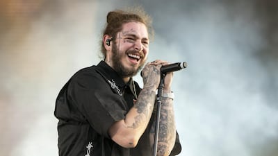 Post Malone performs during the Wireless Festival 2018 at Finsbury Park on July 6th, 2018 in London, England. Lorne Thomson / Redferns