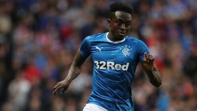 Rangers forward Joe Dodoo shown in action during a League Cup match in July. Ian MacNicol / Getty Images