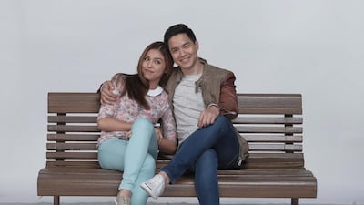 Maine Mendoza and Alden Richards. Courtesy GMA Films