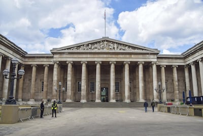 Exterior view of The British Museum in central London. Getty Images