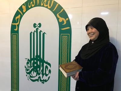 "A woman’s hand has always rocked the baby’s cradle and it is the same hand that rocks the cradle of social development," says Lee Jing Ping, an ahong who has served a congregation for 10 years at a multi-storey women-only mosque in Xi’an, China. Anna Zacharias / The National