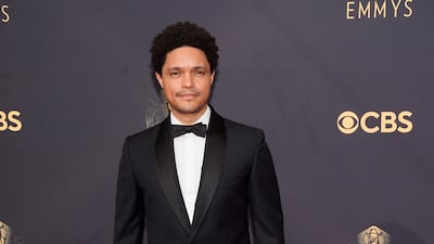 Trevor Noah in Versace. AP