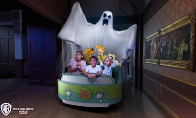 A rendering of the Scooby-Doo The Museum of Mysteries ride. Courtesy Warner Bros World