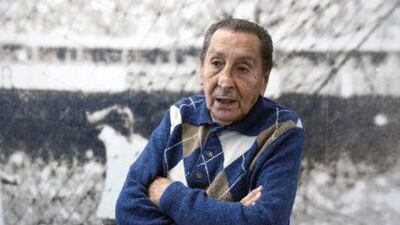 Uruguay’s Alcides Ghiggia scored the winning goal in the 1950 World Cup final against Brazil. Panta Astiazaran / AFP