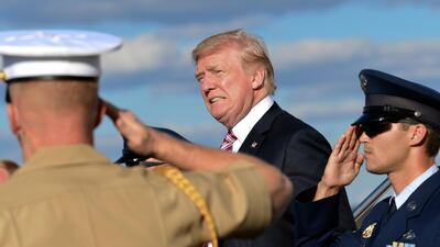 Donald Trump's remarks last week sparked a wall of outrage within the NFL. Susan Walsh / AP