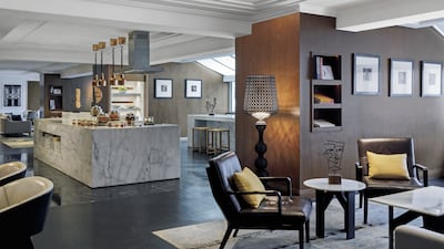 The club lounge at Voco Orchard Singapore. Photo: Voco Orchard Singapore