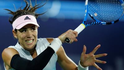 Garbine Muguruza, a two-time grand slam winner, faces defending champion Elina Svitolina in the third round in Dubai. EPA