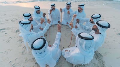 Al Ahalla is a poetry-based performance. Photo: DCT Abu Dhabi