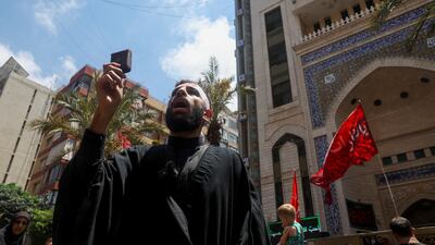 A Lebanese man takes part in a demonstration in Beirut called by Hezbollah to condemn the desecration of the Quran in Sweden. Reuters