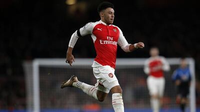 Alex Oxlade-Chamberlain has seen his career stutter due to a succession of injuries but there is no denying his talent. Adrian Dennis / AFP