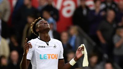 Striker: Tammy Abraham (Swansea) – His brace got Swansea a much-needed victory over Huddersfield. Chelsea may be regretting letting him leave on loan. Rebecca Naden / Reuters