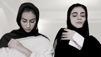 Bushra Badri, left, and Amira Al Khaja of the brand N°3. Courtesy The Dubai Mall