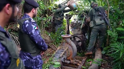 The environmental operation focused on illicit activities harming the Amazon basin. Photo: Ministry of Interior UAE