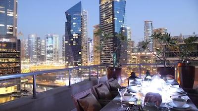 3 - Price: Dh10.5 million. This penthouse is located at Marina Quays and has two bedrooms. It spans 3,341 sq ft. It is one of four penthouses in the development and has been modified from a three-bedroom. The terrace overlooks the entire Marina area.