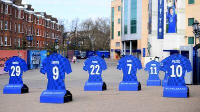General view of Chelsea's ground in west London. EPA