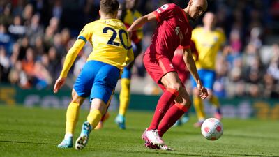 Fabinho - 6 A low-key effort from the Brazilian. He was not as quick to the ball as usual and drifted out of the game for periods. AP